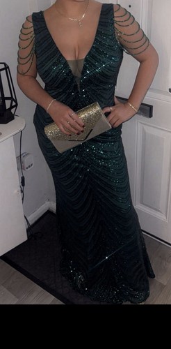 Emerald green sequin ball - emerald,