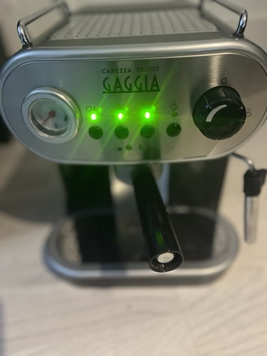Gaggia carezza deluxe manual - deluxe, |