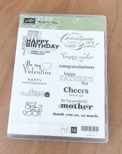 Stampin stamp set - up,
