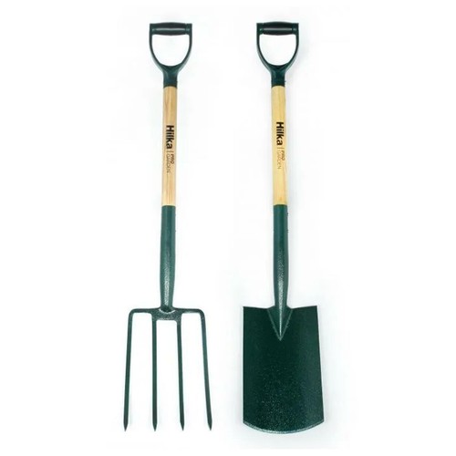 Hilka spade and fork - spade, steel