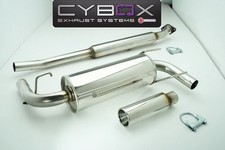 MAZDA MX5 MK1 1.6 & 1.8, 370MM CAT CYBOX STAINLESS STEEL EXHAUST SYSTEM 