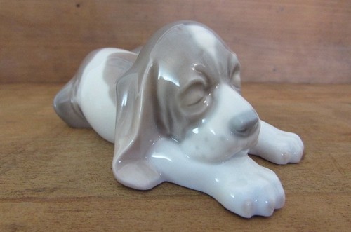 Lladro puppy sleeping beagle - lladro,