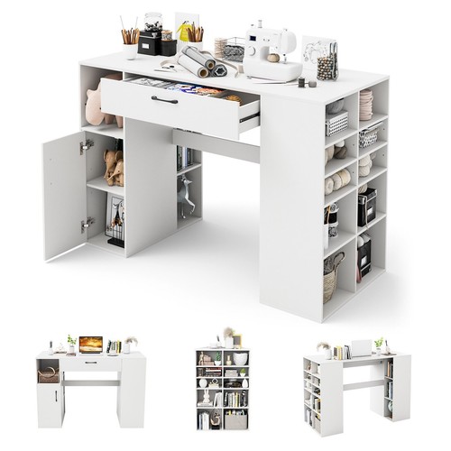 Wooden sewing table - wooden, 2-in-1