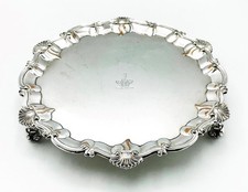 OLD SHEFFIELD PLATE SALVER