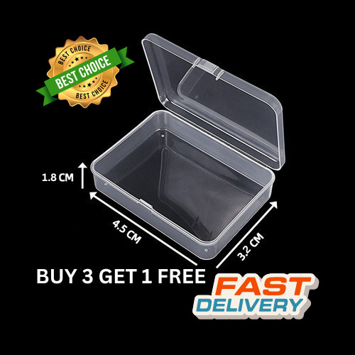 Clear small plastic - small,