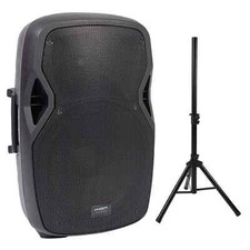 Kam RZ15A 15" 1200W Portable Active PA Speaker for DJ Disco Stage Weddings