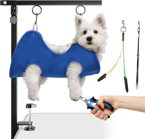 Foldable dog grooming arm with - foldable,
