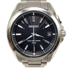 Seiko Brights Confortex Solar Radio Wave Titanium Wristwatch SAGZ077