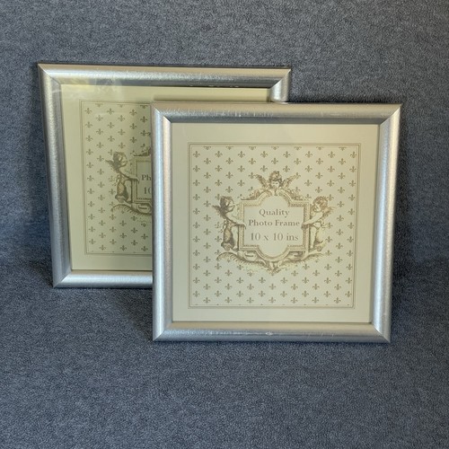 Pair silver photo - silver, frames