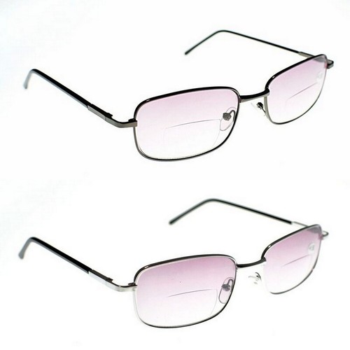 Bifocal tinted metal - metal, frame