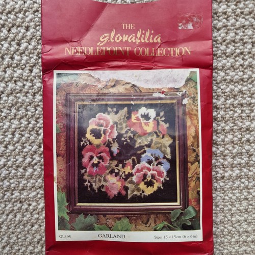 Vintage glorafilia needlepoint - vintage,