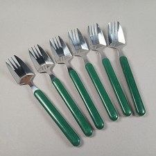 Viners Splayds Sheffield Set of 6 Green Handled