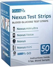 GlucoRx Nexus Blood Glucose