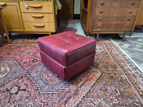 Vintage mid century red vinyl - vintage,