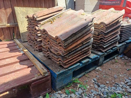 Double roman roof tiles - double,