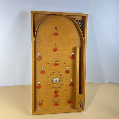 Table top bagatelle pinball - top,