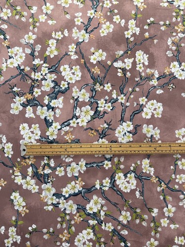 Cherry blossom tree velvet - cherry,