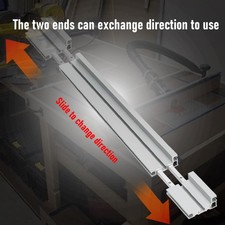 Telescoping Flip Fence Aluminum Alloy Miter Gauge Fence 75 Type T Track For