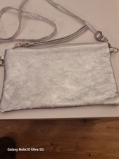 italian Metalic Silver Leather