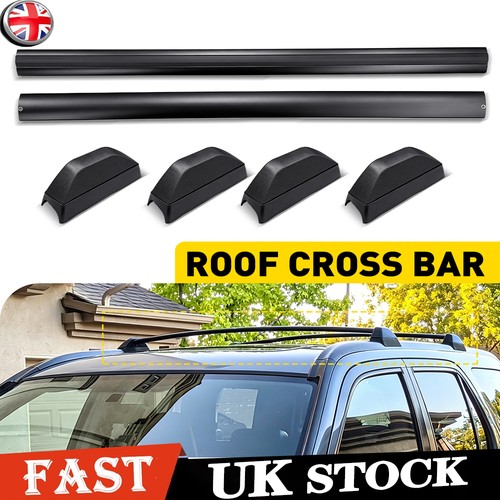 Aluminium black roof cross - black,