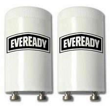 Pack of 2 EVEREADY Fluorescent Starter 4-65W FSU 220-240V Tube Start FS-U