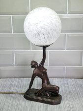 Art Deco Style Globe Lamp