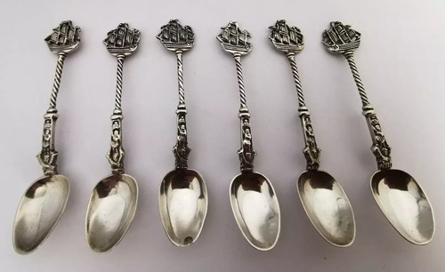 Victorian solid silver ship - victorian,