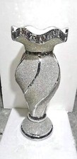 Floor Vase Silver Mirrored