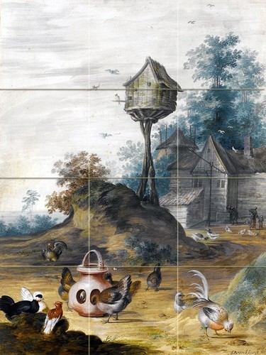 Farmyard scene with - scene,