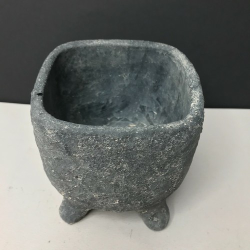 Flower pot dino cement design - flower,