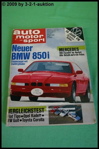 Auto motor sport - sport, 12/88