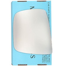 Left hand passenger side convex wing door mirror glass for Nissan NV200 2010-23