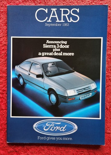 Ford cars range - cars, sales