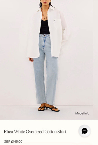 Dissh rhea white - white, oversized