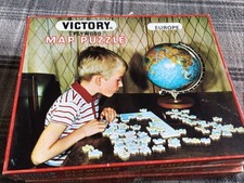 Vintage Victory Wooden Europe Jigsaw Puzzle 100 Pcs