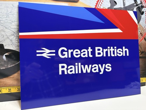 Great british railway sign - british,