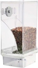 No Mess Bird Feeders Automatic Parrot Feeder Drinker Acrylic Seed Food Container
