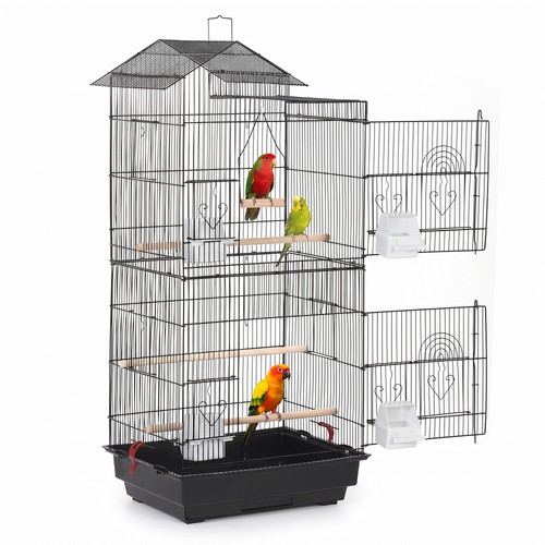Large metal bird cage - large, budgie