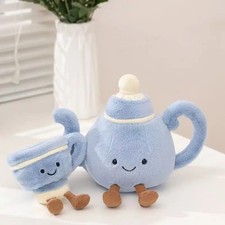 Teacup and Vicky Teapot Set Plush Toy Tea Set Dolls Great Gifts HOT