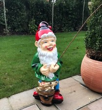 Garden gnome Angler - large size
