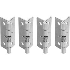  4 Pcs Door Closing Hinge Hinges for Doors Interior Spring Heavy-duty