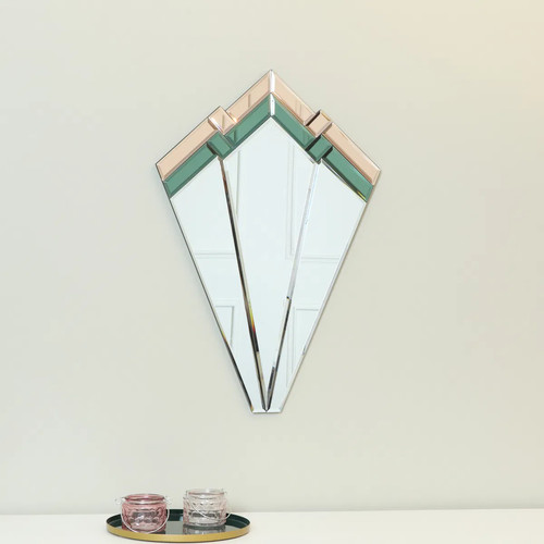 Green pink glass - &, deco