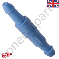  One Way/Non Return Valve for 4 - 5mm Windscreen Washer Pipes Brand New