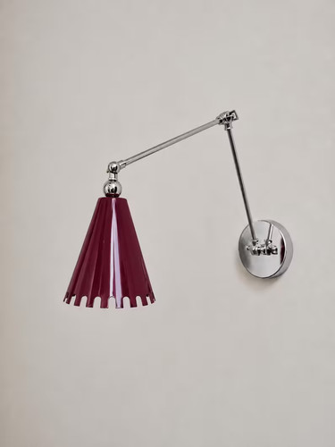 Vintage burgundy brass wall - vintage,