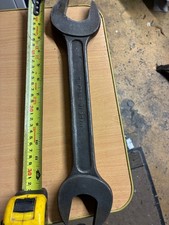 Vintage Snail Brand No. 12 Combination Spanner 1"BS & 1.1/8BS, 7/8W & 1"W