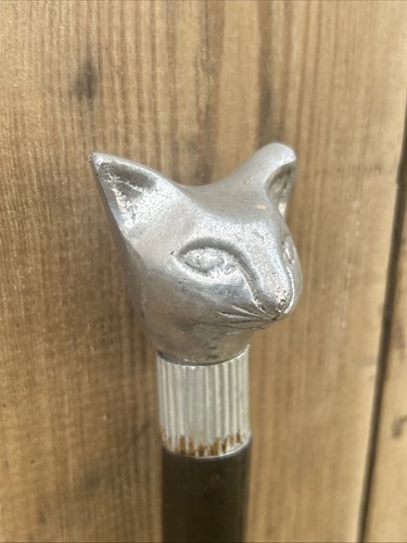 Chrome cat head - cat,