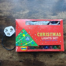 Vintage christmas lights set - christmas,