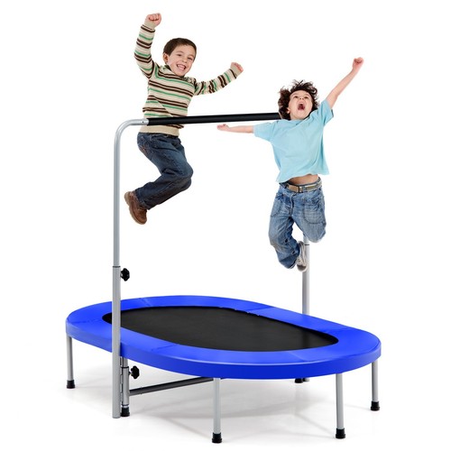 Foldable double trampoline kid - trampoline,