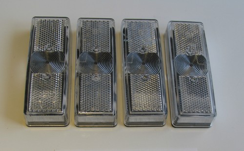 Clear side marker light - side,