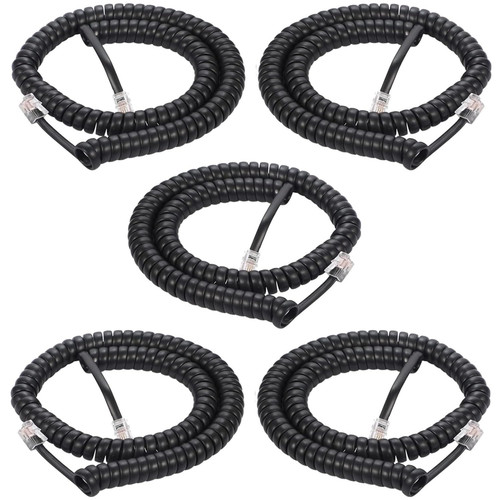 Phone cord pack rj9 4p4c - cord, 5